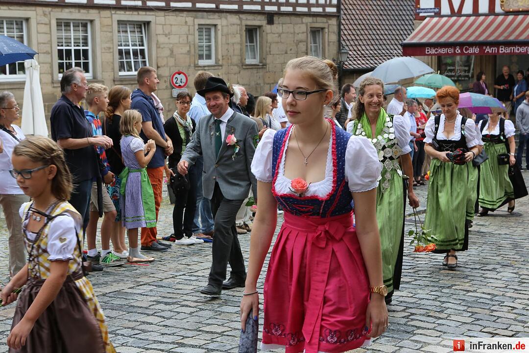 Kronacher Freischießen: Schützenauszug
