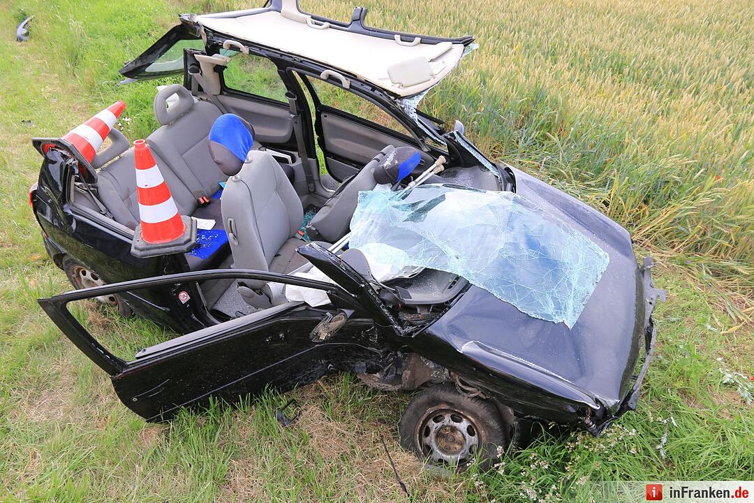 Tödlicher Unfall auf der B 22 bei Prichsenstadt