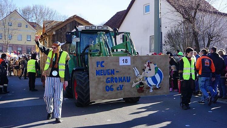 Faschingszug in Zeitlofs. Foto: Marion Eckert