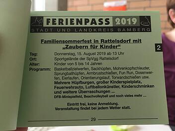 In diesem Jahr fast 100 Angebote gegen Langeweile stark, der Ferienpass. Er wurde heuer 25.Foto: Anette Schreiber