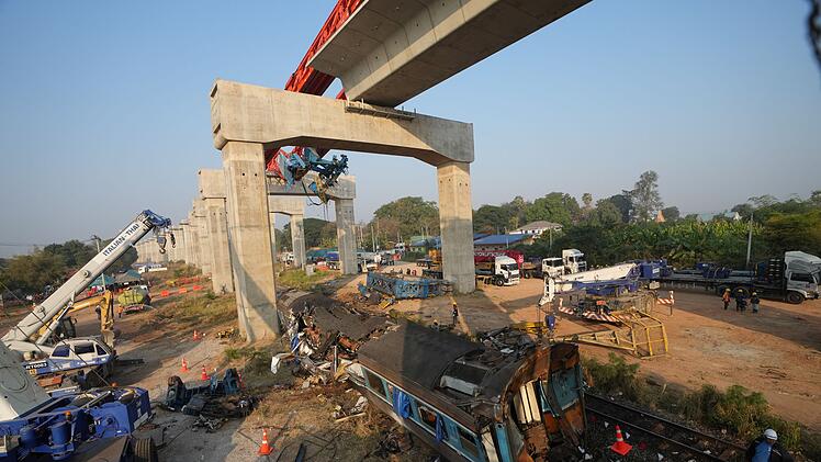 Zugungl&uuml;ck in Thailand