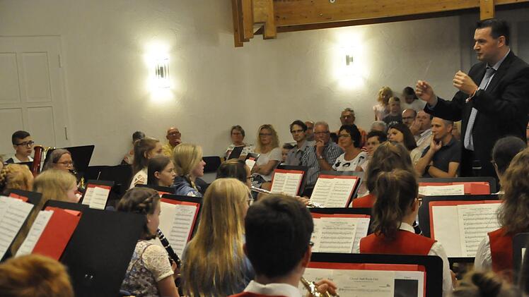 Abschlusskonzert der Unterfränkischen Bläserwoche in der Musikakademie Hammelburg.Peter Klopf