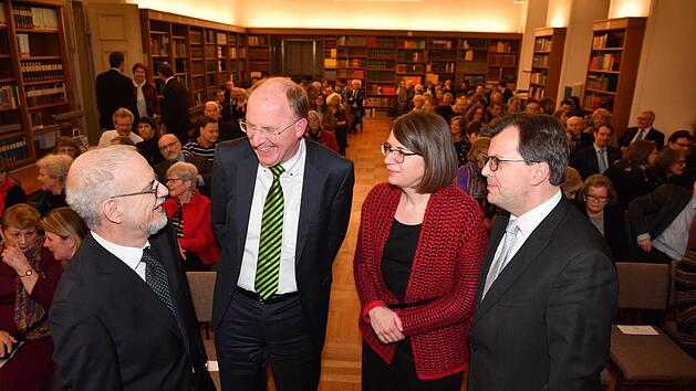 Von links: Werner Taegert, Klaus Ceynowa, Bettina Wagner und Bürgermeister Christian Lange Fotos: Ronald Rinklef