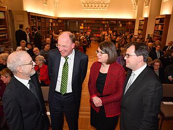 Von links: Werner Taegert, Klaus Ceynowa, Bettina Wagner und Bürgermeister Christian Lange Fotos: Ronald Rinklef