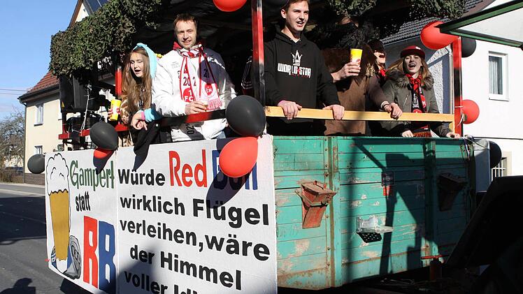 Impressionen vom Faschingsumzug in Neukenroth. Foto: Michael Wunder