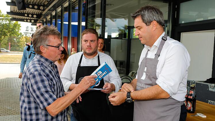 Söder muss sich auch kritischen Fragen stellen.