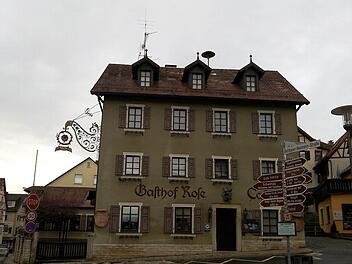 Der historische Gasthof in der Mitte des Orts könnte schon bald das Gößweinsteiner Rathaus beherbergen.Foto: Thomas Weichert