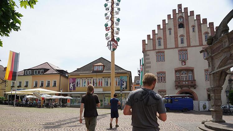 Vorher: Das frühere Kaufhaus am Marktplatz ist nicht mehr besonders ansehnlich.Foto: Arkadius Guzy