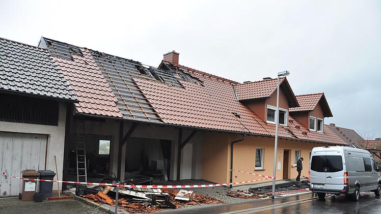 So sah es am Dienstagmorgen am Brandort aus. Foto: Ralf Ruppert