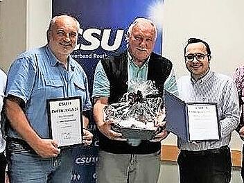 Bei der Jahreshauptversammlung des CSU-Ortsverbands Reuth wurden verdiente Mitglieder geehrt.