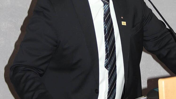 Thomas Luger bei seiner Ansprache Foto: Friedwald Schedel