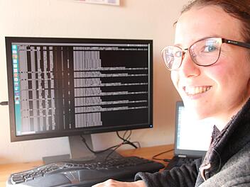 Bioinformatikerin Anna-Lena Van de Weyer betreibt derzeit noch Grundlagenforschung beim Max-Planck-Institut in Tübingen Foto: Benedikt Borst