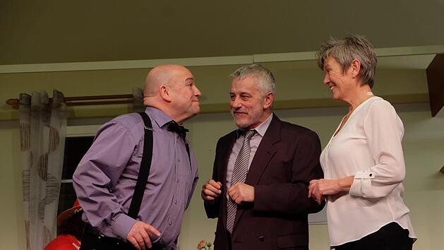 Viel zu lachen hatten bei der Premiere des Theaterstücks "Kaviar trifft Currywurst". Philipp Bauernschubert