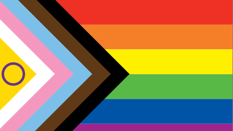 Die erweiterte Regenbogenflagge bezieht weitere Gruppen mit ein.