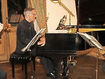 Das Coburger Kammertrio mit (v. li.) Andreas Hilf, Antonio Grimaldi und Edgar Eichstädter Foto: Gerda Völk