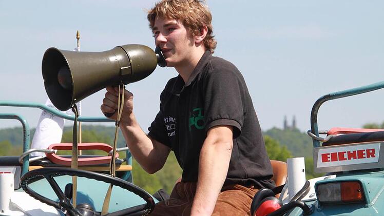 Dominik Wachter, der Vorsitzende der Staffelsteiner Oldtimerfreunde