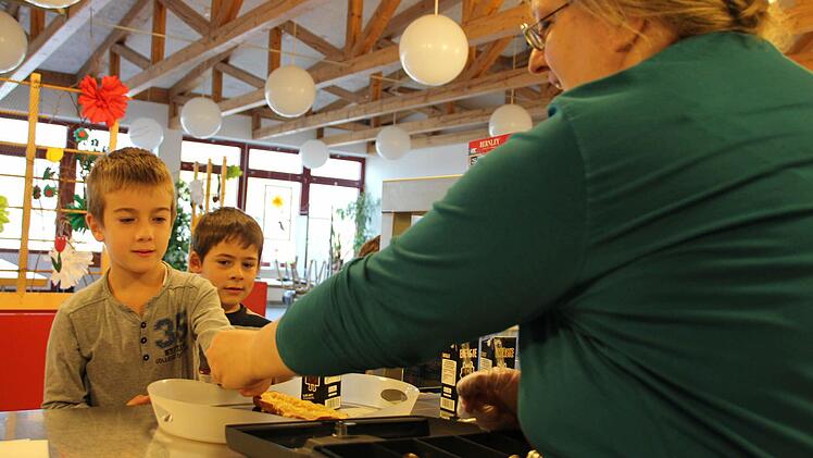Gesund Essen an der Sinnbergschule Foto: Benedikt Borst