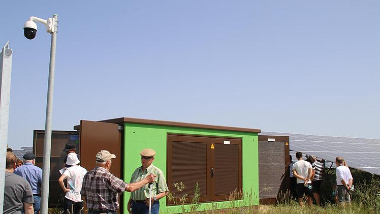 Eröffnung des Solarparks in Ramsthal.
