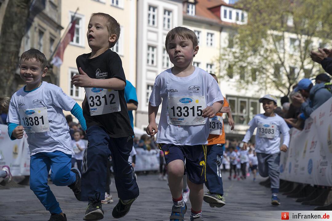 Weltkulturerbelauf in Bamberg: Der Böhnlein Bambini-Lauf 2017
