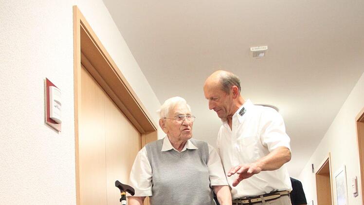 Rollatorkurs im Haus der Familie in Windheim.Heike Beudert