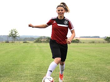 Ab sofort ist die Schondraerin Lea Schneider eine Bundesliga-Spielerin der Frankfurter Eintracht. Ihr ehemaliger Verein, der 1. FFC Frankfurt, wurde aufgelöst. Foto: Sebastian Schmitt