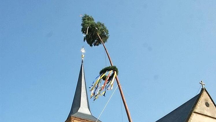 Beim Aufstellen am Samstag Foto: Joseph Beck