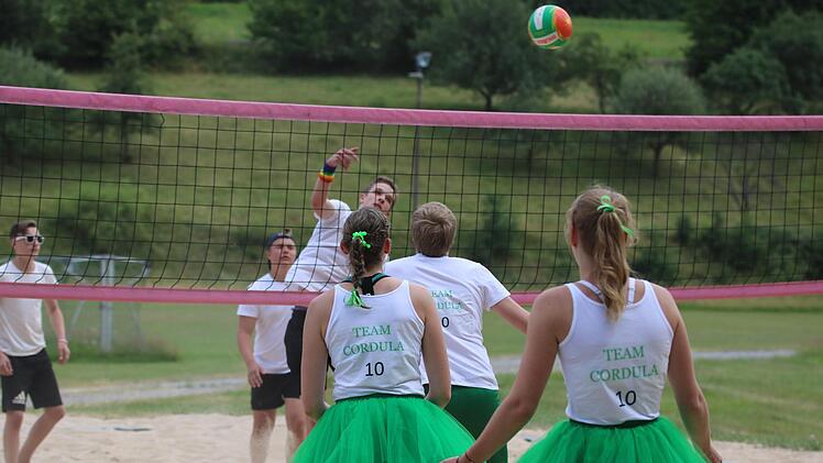 Beachvolleyball-Turnier in Oberbach. Sebastian Schmitt