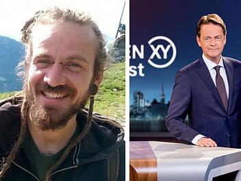 Daniel Emminger (links) wurde auf seiner Farm im Allg&auml;u erschossen. Rudi Cerne stellte den Fall am Mittwoch bei "Aktenzeichen XY ... ungel&ouml;st" vor.
