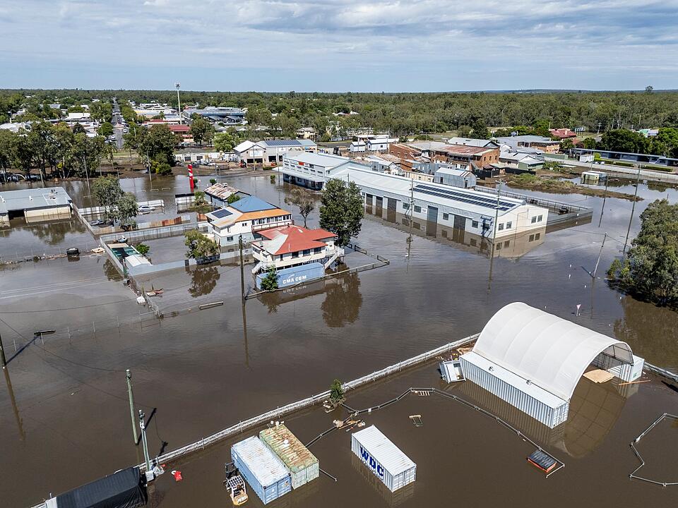 &Uuml;berschwemmungen in Queensland