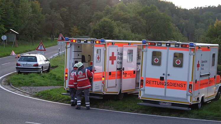 Eindrücke von der Feuerwehrübung in Sulzthal. Foto: Gerd Schaar