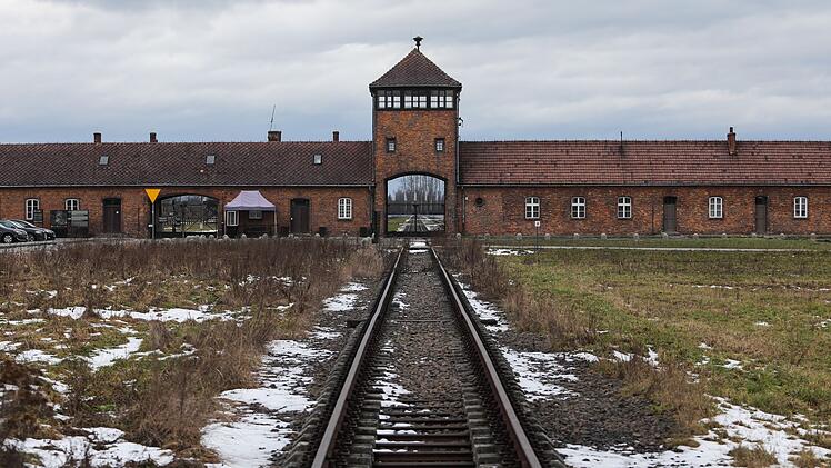 Kurz nach Ende des Zweiten Weltkriegs arbeitete Hitchcock an einem Dokumentarfilm &uuml;ber die Konzentrationslager (im Bild: das KZ Auschwitz). Bei "German Concentration Camps Factual Survey" fungierte Hitchcock als Berater.