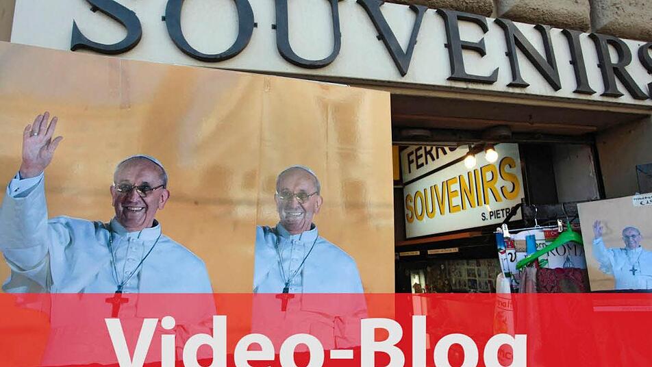 Zwei Ansichten der Papstwahl im Video-Blog von Rudolf Görtler und Christoph Hägele. Foto: epd
