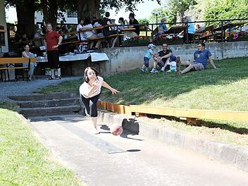 Michaela Amtmann hat es in Hallerndorf auf den dritten Platz geschafft. Foto: Mathias Erlwein