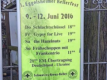Ein Plakat aus der "guten alten Zeit"  Foto: Leo Hühnlein