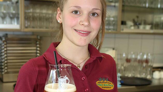 Restaurantfachfrau Valerie Neuberth gewann den Wettbewerb auch dank ihres Cocktails "Bier Sprizz".
