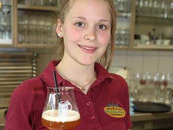 Restaurantfachfrau Valerie Neuberth gewann den Wettbewerb auch dank ihres Cocktails "Bier Sprizz".