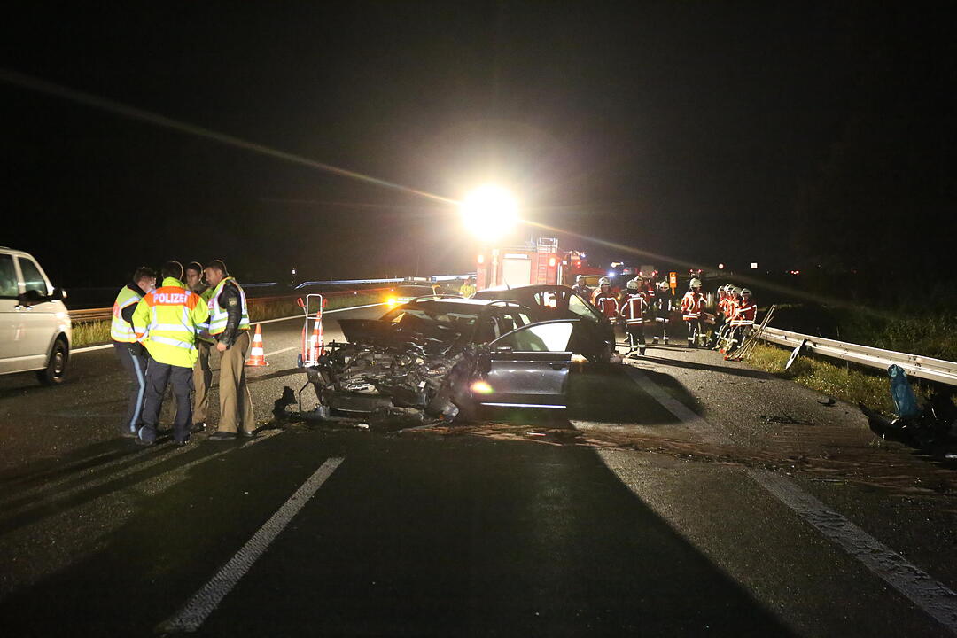 Kettenreaktion auf der A9: vier Menschen verletzt