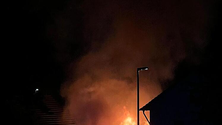 Feuerwehreinsatz im Lichtenfelser Ortsteil Mistelfeld