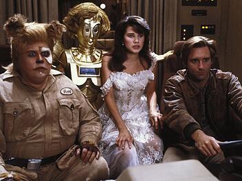 Bis heute die beste Parodie auf die "Star Wars"-Filme: Mel Brooks' "Spaceballs" nahm mit absurdem Witz die Sternensaga aufs Korn.