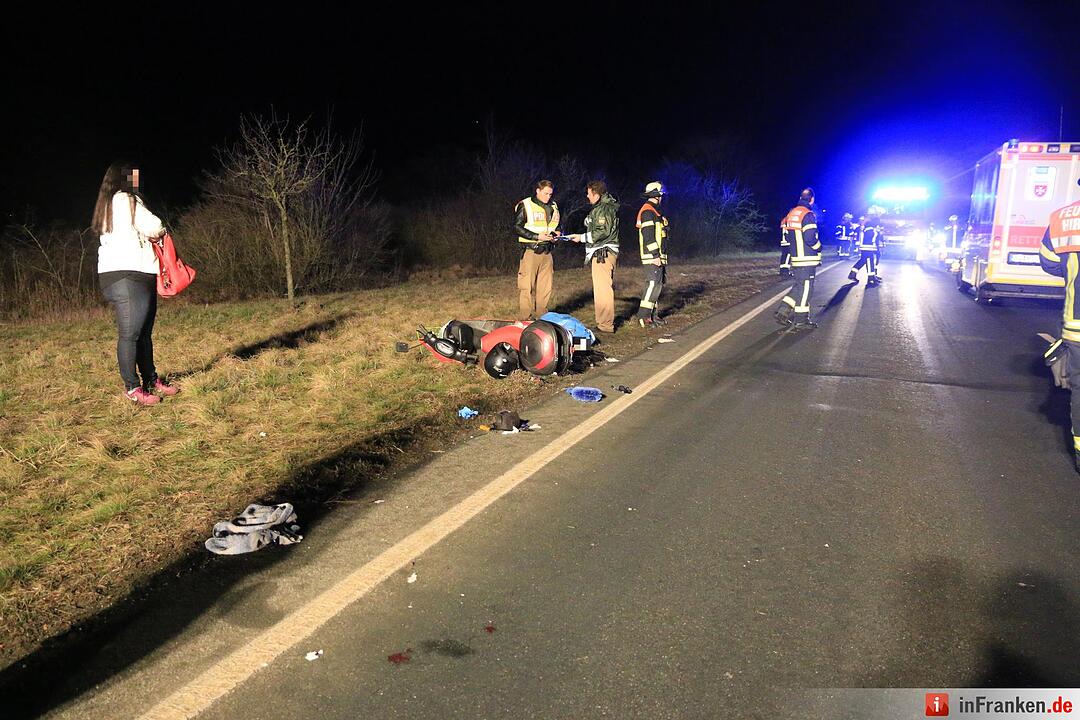 Schwerer Unfall zwischen Hirschaid und Altendorf