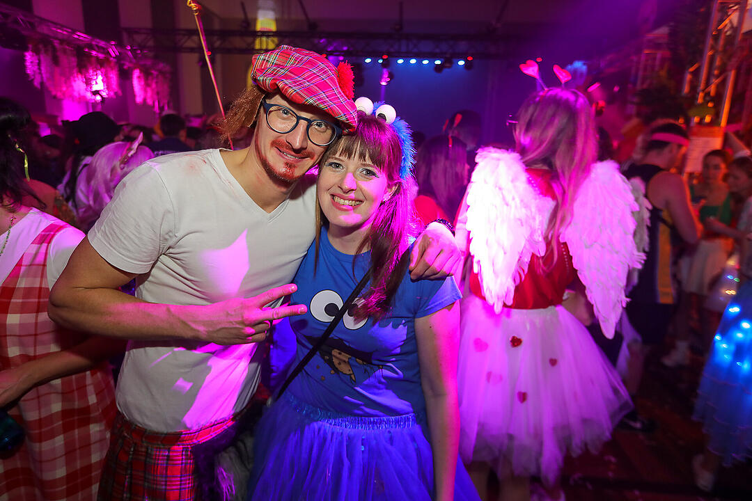 Beste Partystimmung in der Stadthalle