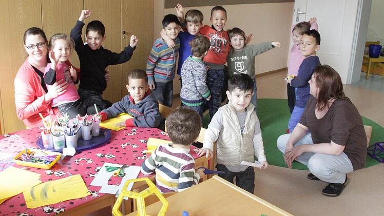 Aufbruchstimmung unter den Carl-Zeitler-Kindern. Am 2. April dürfen sie in ihre frisch sanierten Räume zurück. Fotos: Roepert