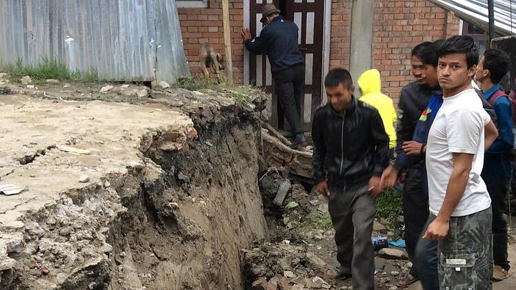 Nepal nach den Erdbeben  Foto: Nepalhilfe Kulmbach