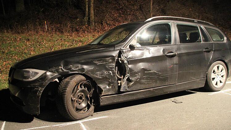 Der am Unfall beteiligte BMW. Foto: Jürgen Gärtner