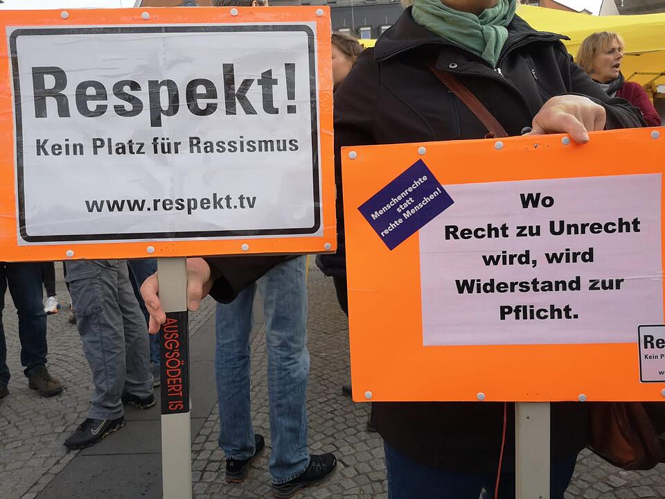 Demonstrationen in Bamberg: III. Weg und Gegendemo