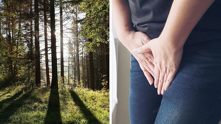 Großes Geschäft im Wald erledigen: Ist das überhaupt erlaubt?
