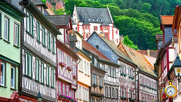 Altstadt von Miltenberg am Main in Unterfranken