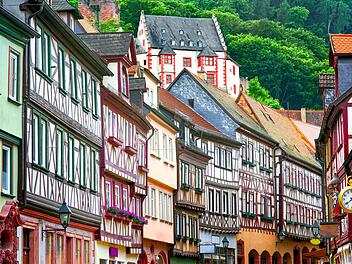 Altstadt von Miltenberg am Main in Unterfranken