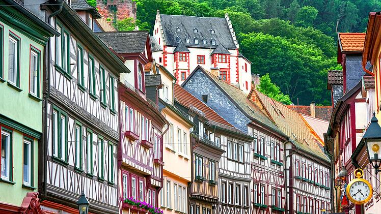 Altstadt von Miltenberg am Main in Unterfranken
