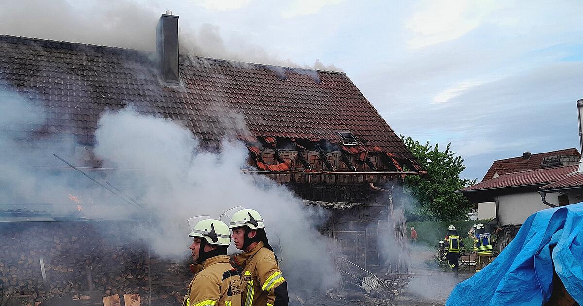 Major fire brigade operation in Kirchehrenbach: Fire spreads to bakery ...